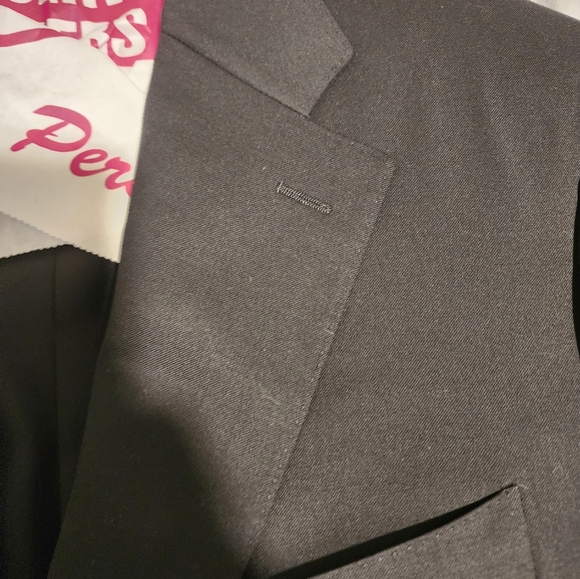 Men Canali Black Wool 54R EU / 44R Suit - Picture 3 of 16